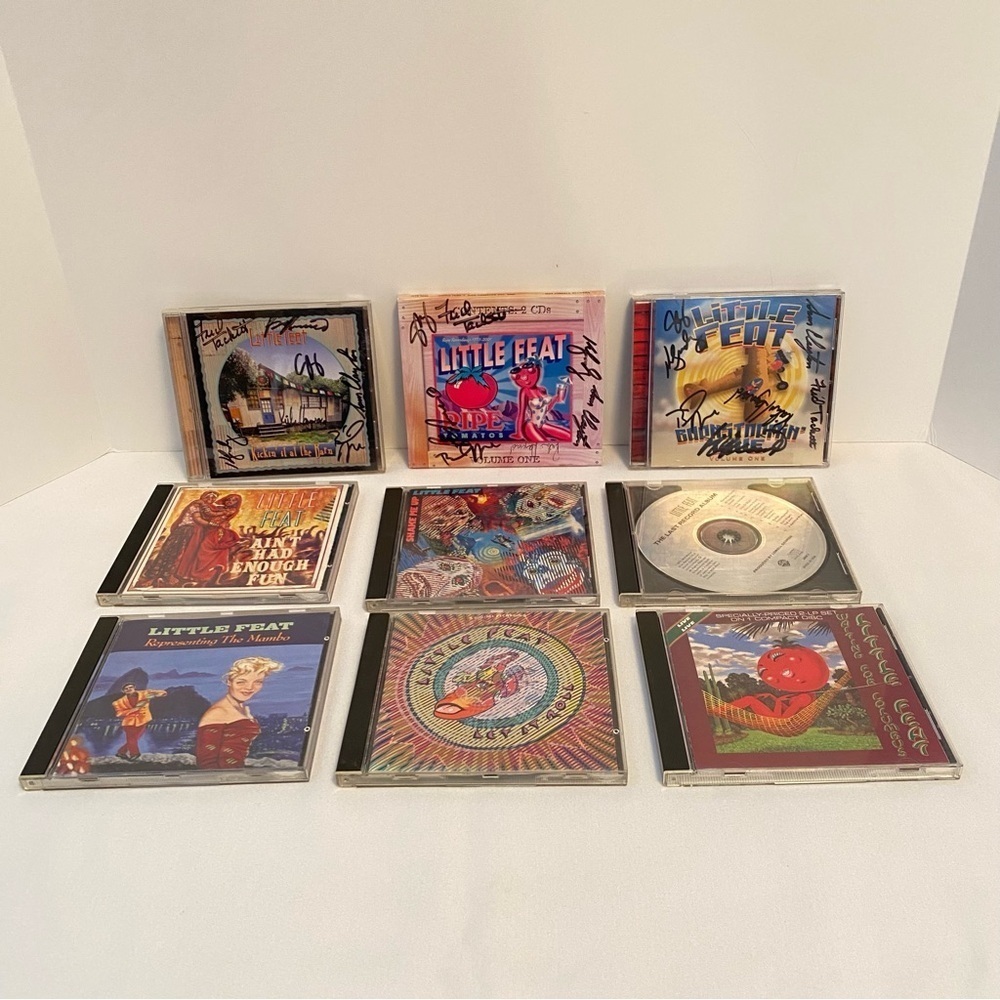 Little Feat 9 CD Bundle- 3 CDs Autographed